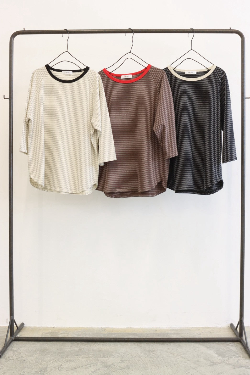 【予約⚡︎販売】マルチボーダーラグランTee／8711010／LE MÉLANGE／2027 SS #1