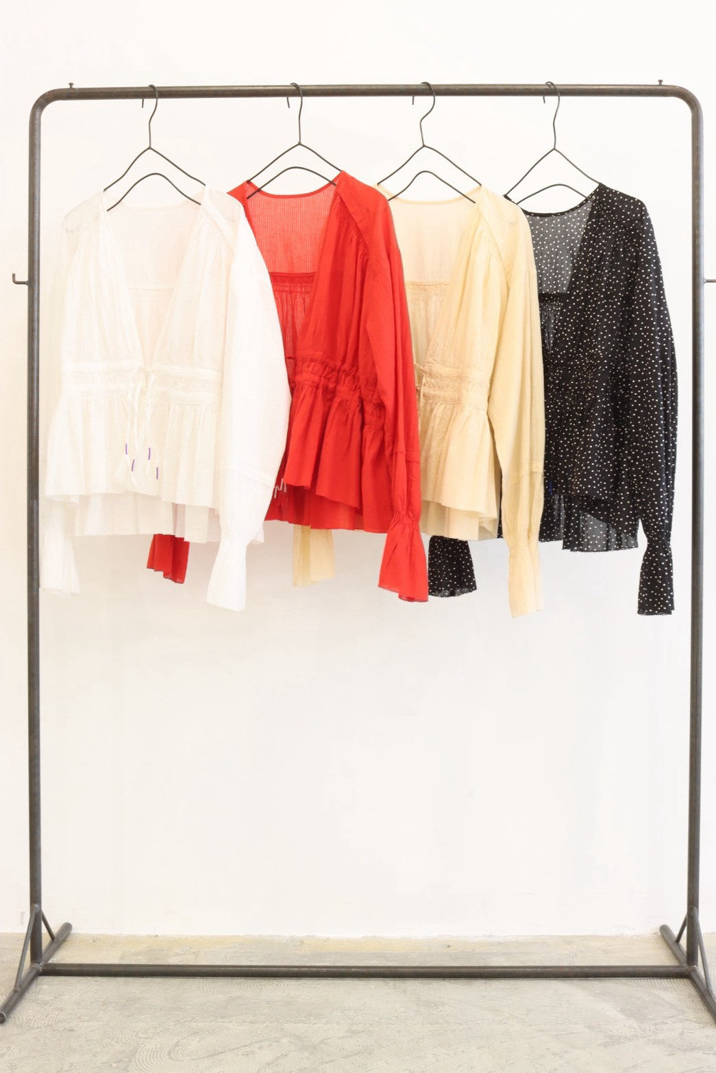 【予約⚡︎販売】ストライプドビーブラウス／8713208／LE MÉLANGE／2027 SS #1