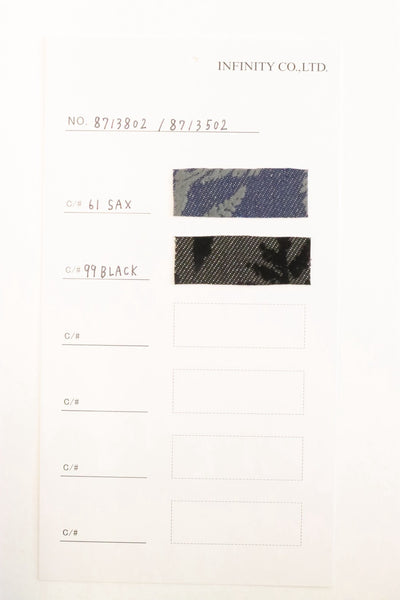 【予約⚡︎販売】フロッキープリントデニムジャケット／8713802／LE MÉLANGE／2027 SS #1
