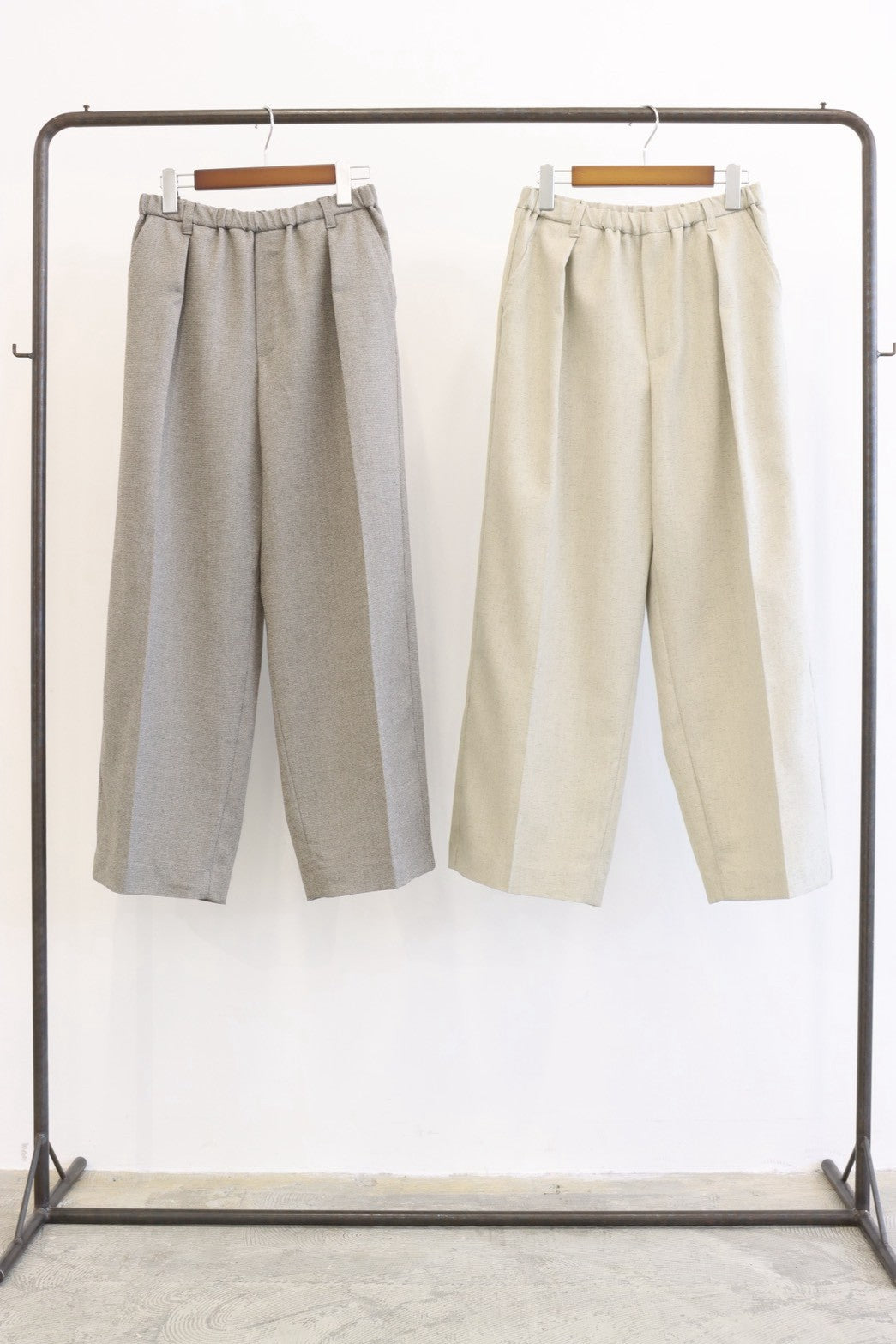 【予約⚡︎販売】スラブタックワイドパンツ／8713504／LE MÉLANGE／2027 SS #1