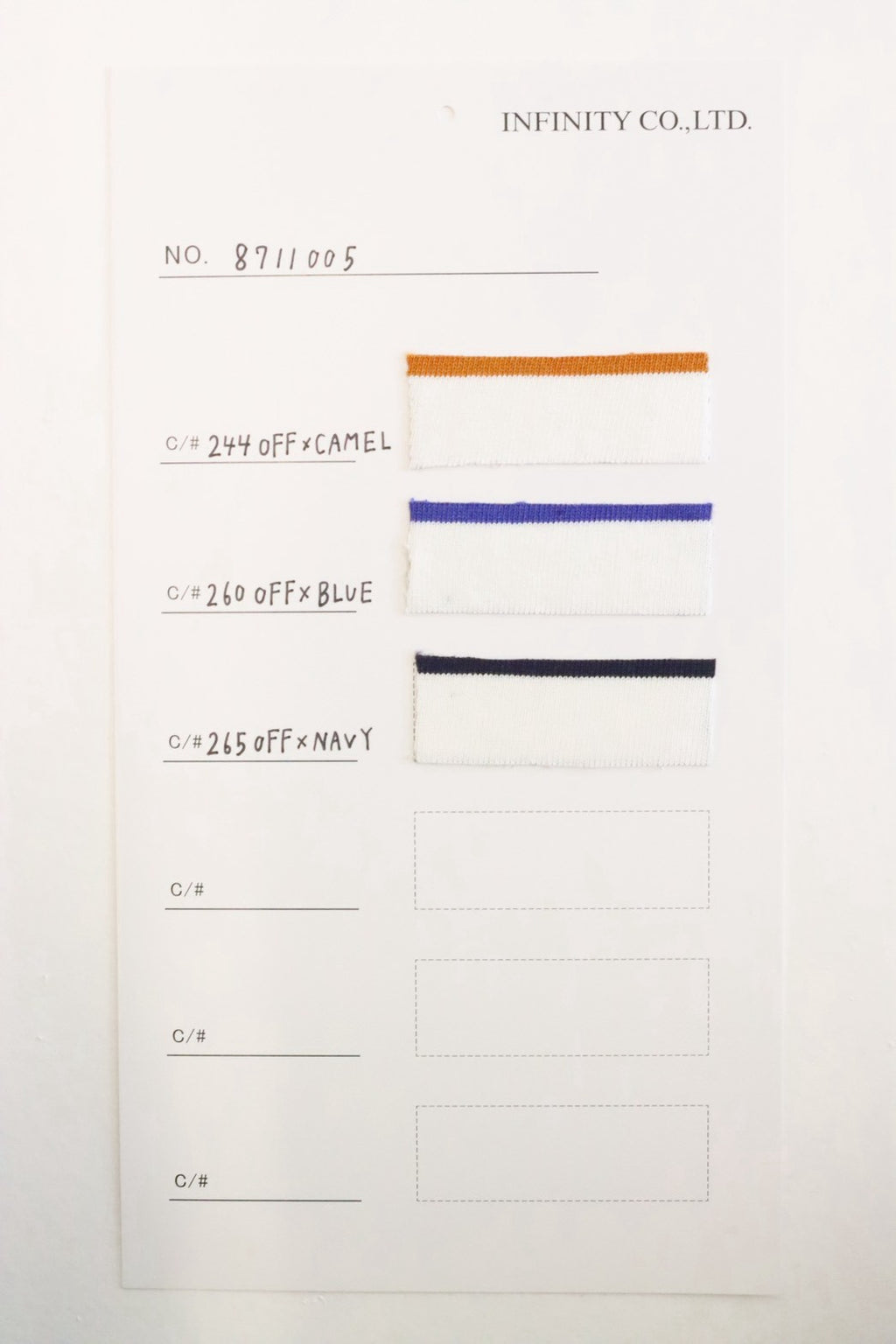 【予約⚡︎販売】バスクボーダー長袖Tシャツ／8711005／LE MÉLANGE／2027 SS #1