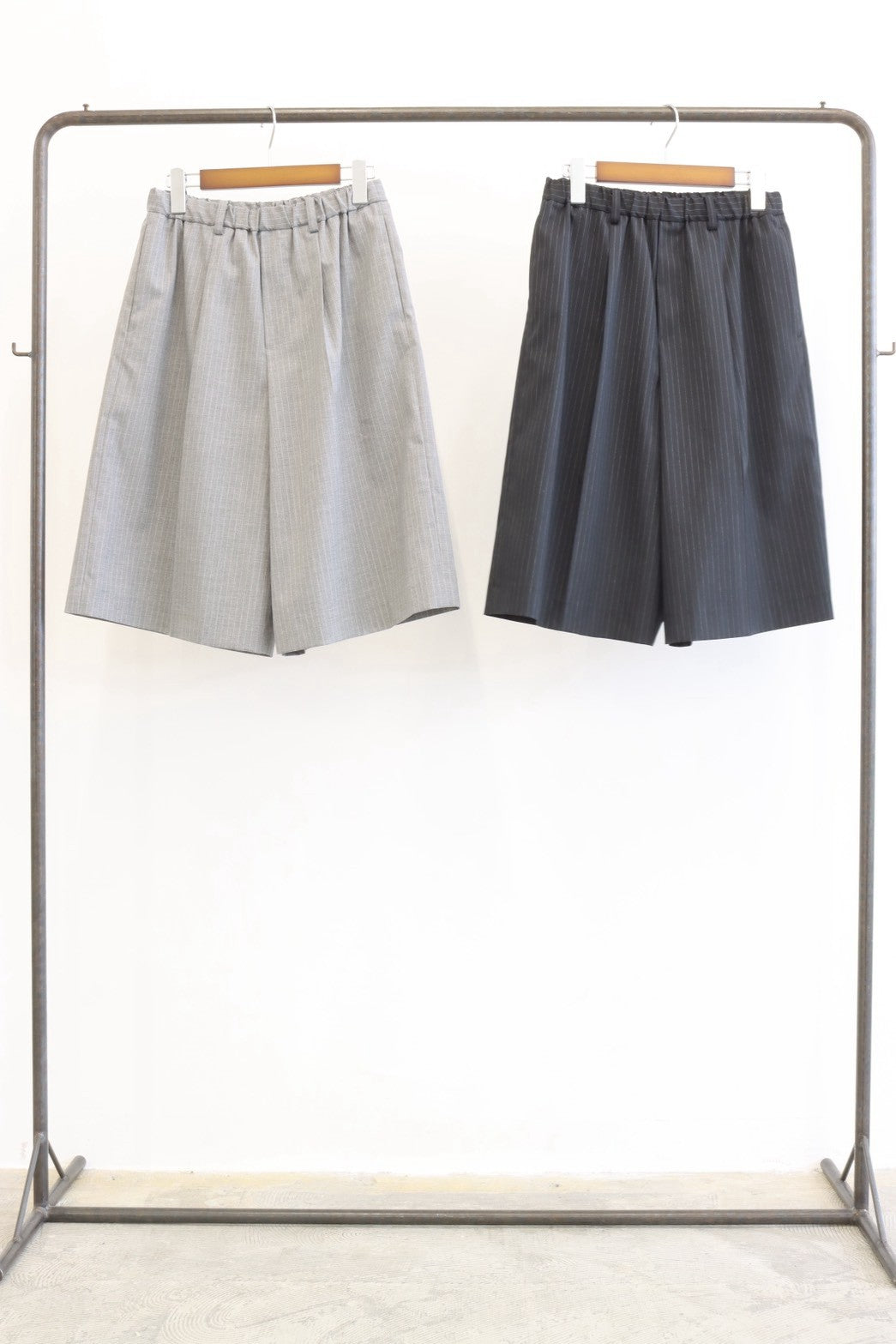 【予約⚡︎販売】トロピカルピンストライプハーフパンツ／8713506／LE MÉLANGE／2027 SS #1