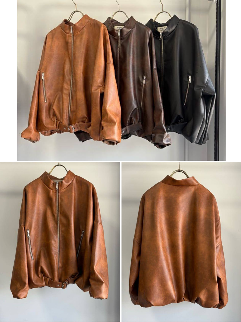 受付終了【予約⚡︎販売】レザーライダース／MG JK-26081-A／MARGAUX VINTAGE／2026 AW＃1