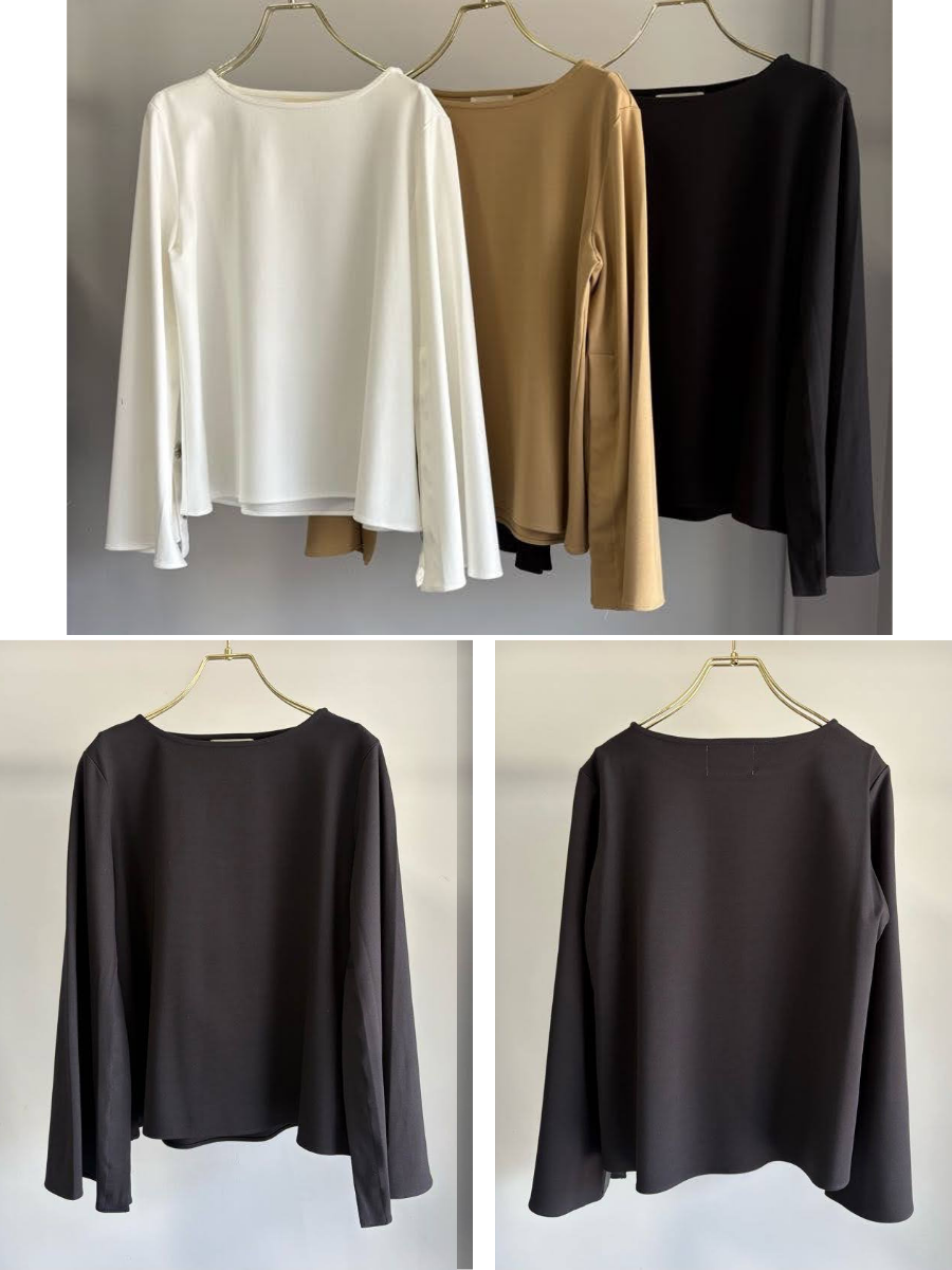 受付終了【予約⚡︎販売】フレアスリーブブラウス／MG BL-26103-A／MARGAUX VINTAGE／2026 AW＃1
