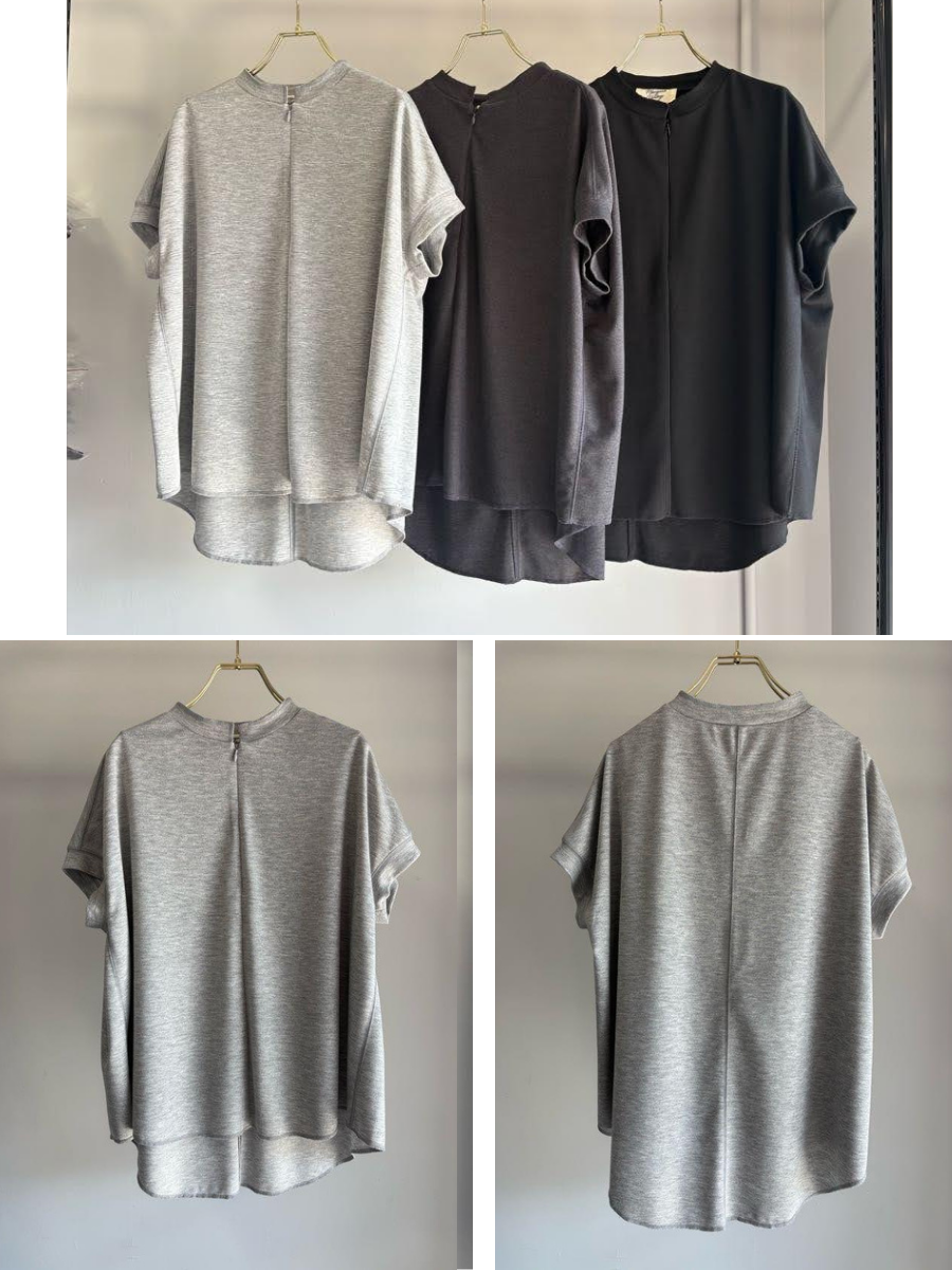 受付終了【予約⚡︎販売】フロントジップカットソー／MG CT-26104-A／MARGAUX VINTAGE／2026 AW＃1