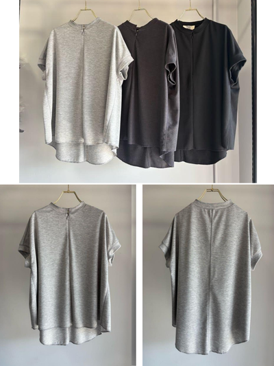 受付終了【予約⚡︎販売】フロントジップカットソー／MG CT-26104-A／MARGAUX VINTAGE／2026 AW＃1