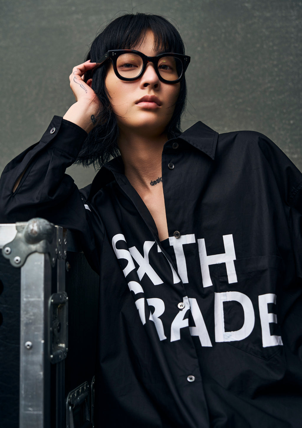 【予約販売】SIXTH GRADE LONG SHIRT／MSH-038／M53.