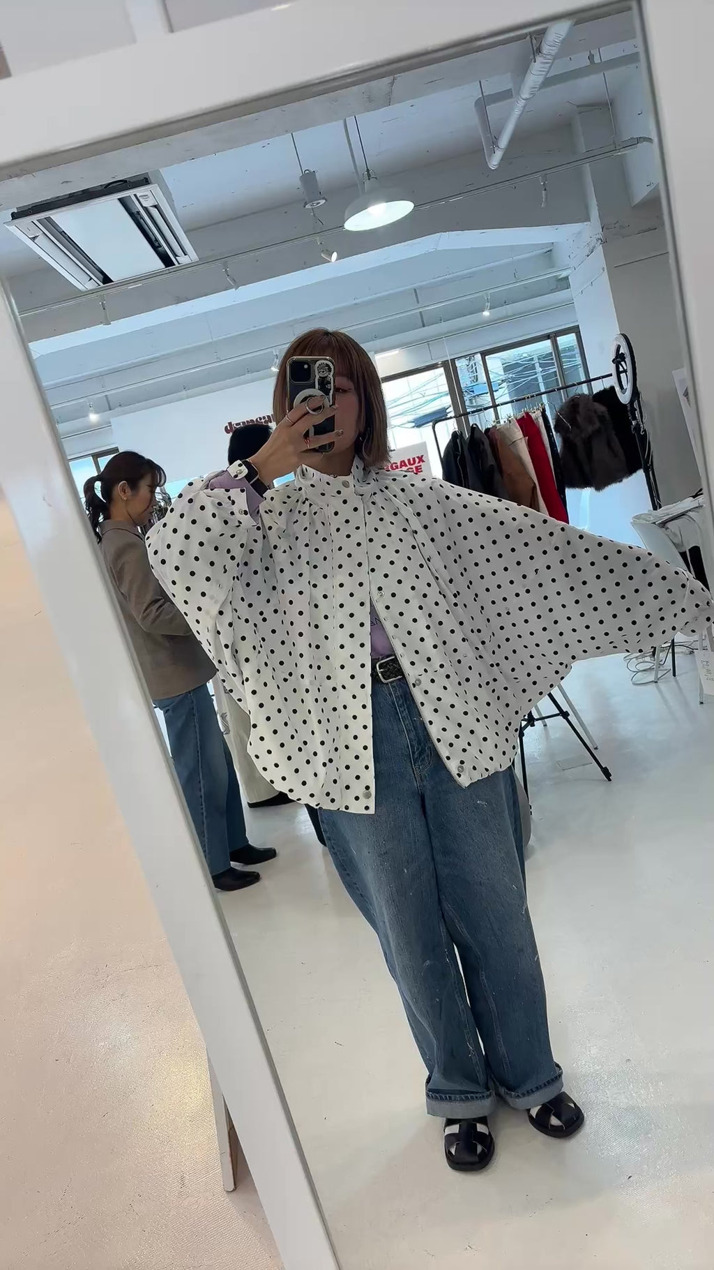受付終了【予約⚡︎販売】ドットブルゾン／MG JK-26096-A／MARGAUX VINTAGE／2026 AW＃1