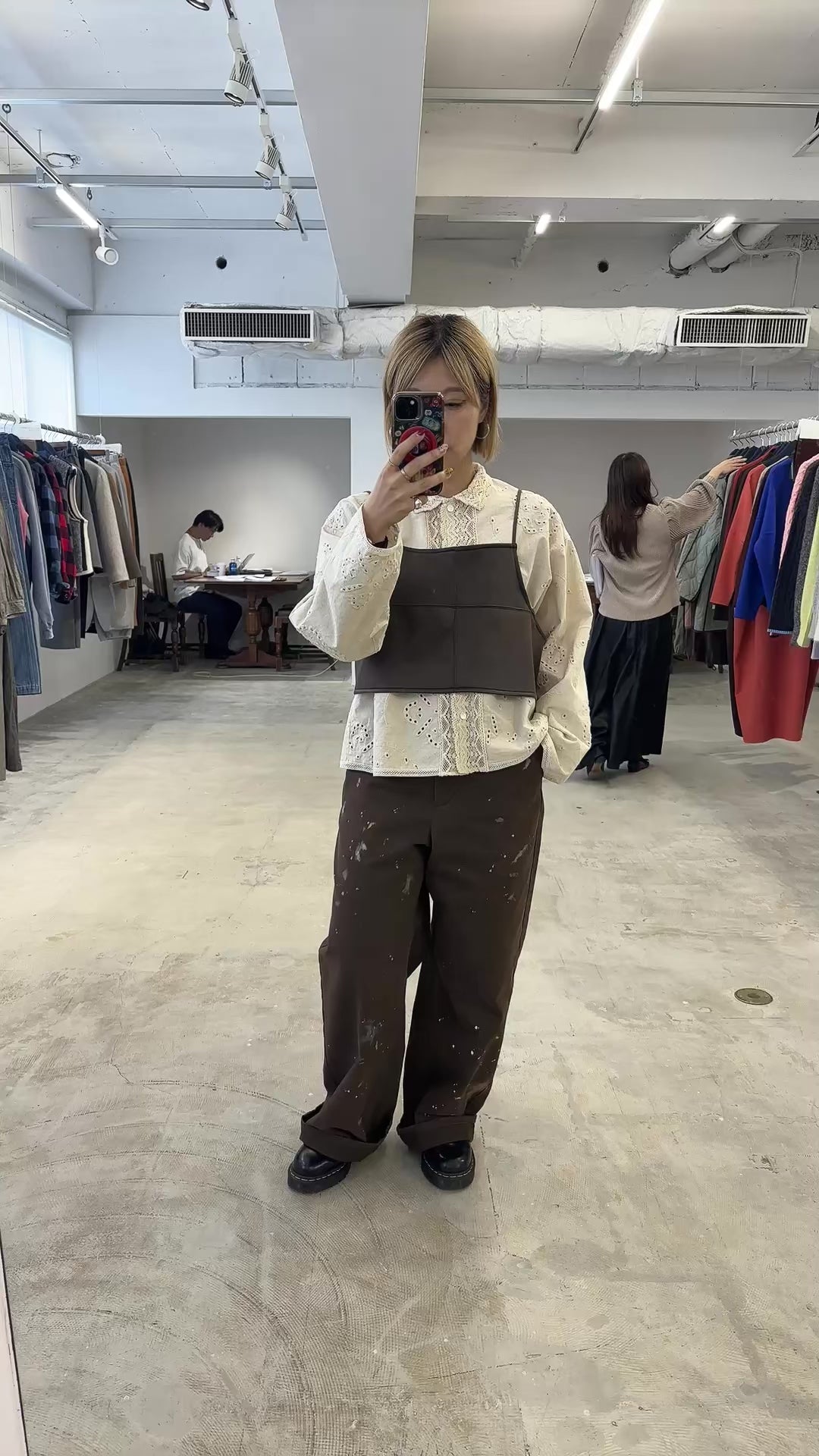 【予約⚡︎販売】カットワーク刺繍シャツ／8663201／LE MÉLANGE／2026 AW #2