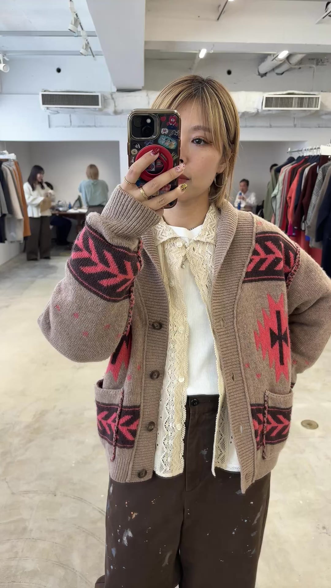 【予約⚡︎販売】カウチン風ショールカラーカーディガン／8652103／LE MÉLANGE／2026 AW #2
