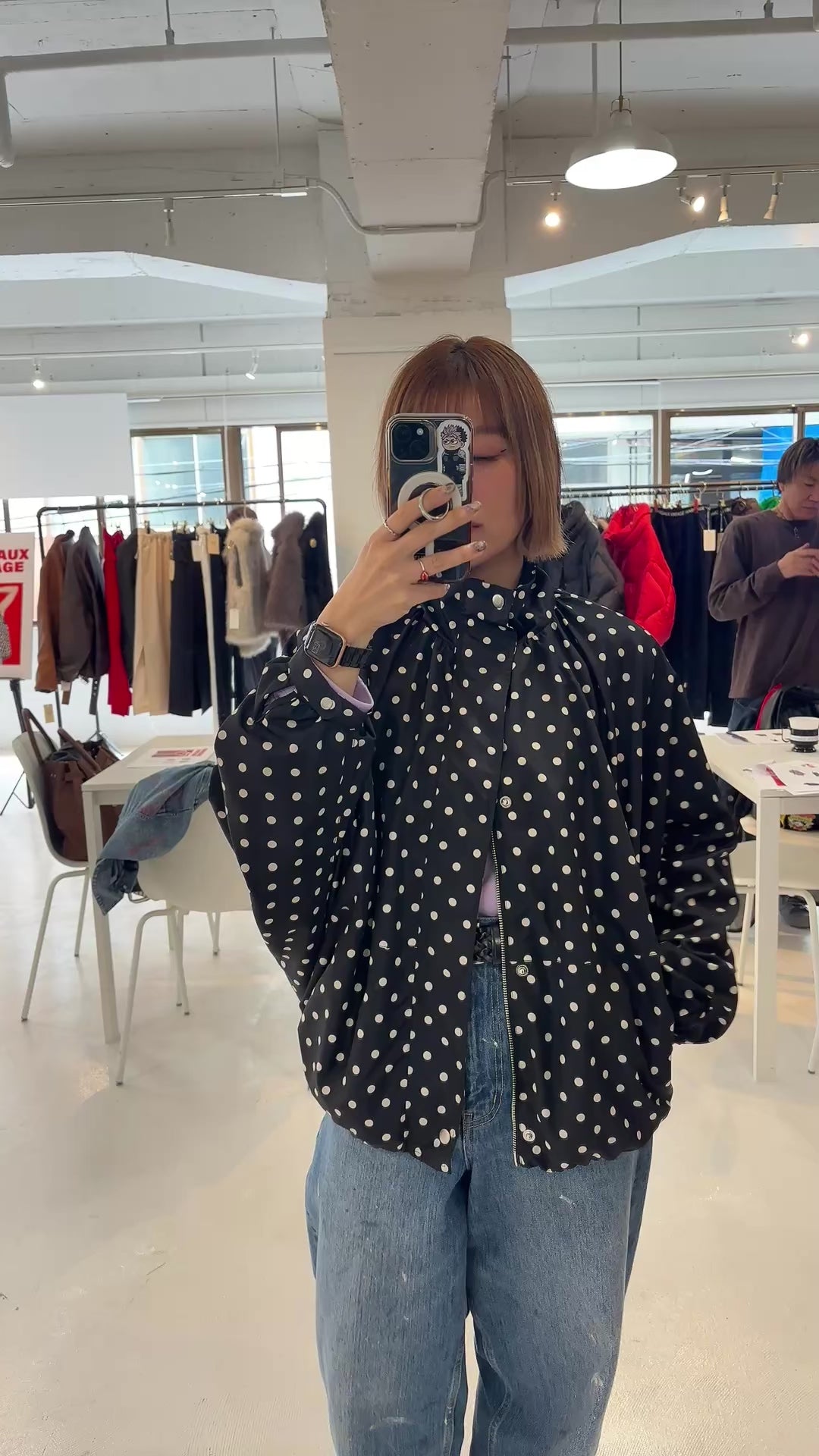 【予約⚡︎販売】ドットブルゾン／MG JK-26096-A／MARGAUX VINTAGE／2026 AW＃1