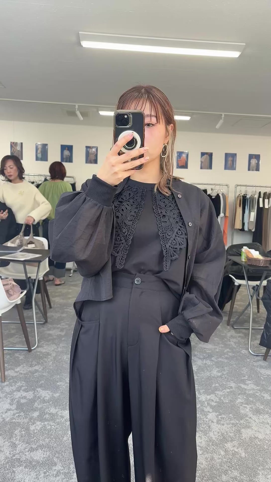 【予約販売】ソフトオーガンリブショートシャツ／601457／CYAN tokyo／2026 SS#2