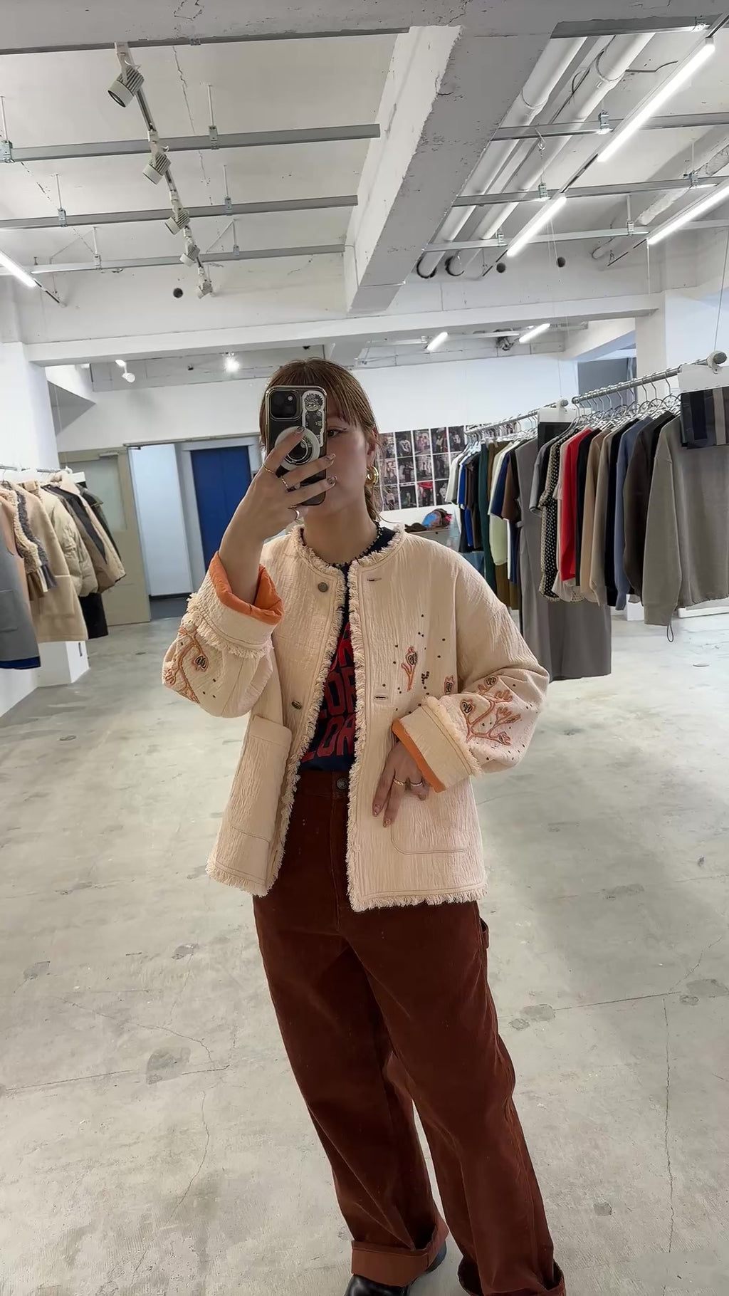 【予約⚡︎販売】刺繍クルーネックジャケット／#8643804／LE MÉLANGE／2026 AW #1