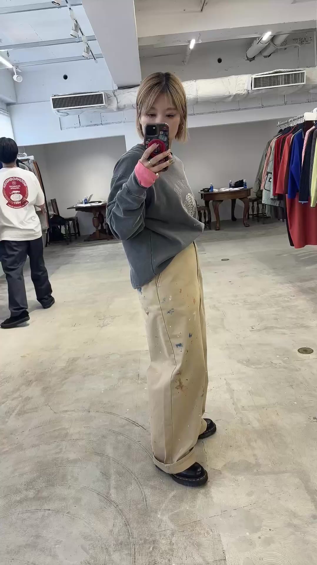【予約⚡︎販売】ペイントチノパンツ／8653501／LE MÉLANGE／2026 AW #2