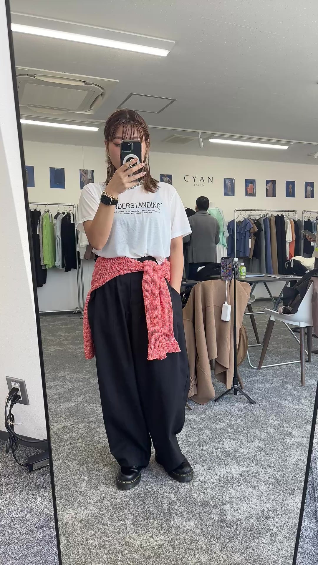 【予約販売】ネップメッシュニットTOPS／601461／CYAN tokyo／2026 SS#2