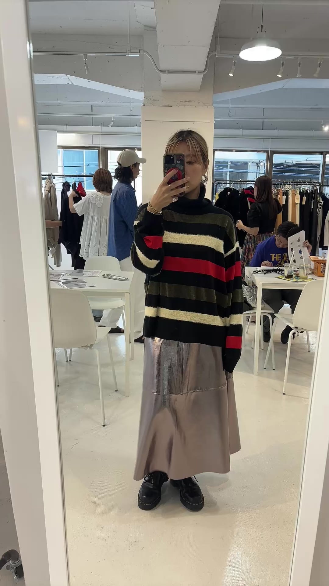 【予約⚡︎販売】メタリックスカート／MG SK-26124-A／MARGAUX VINTAGE／2026 AW＃2