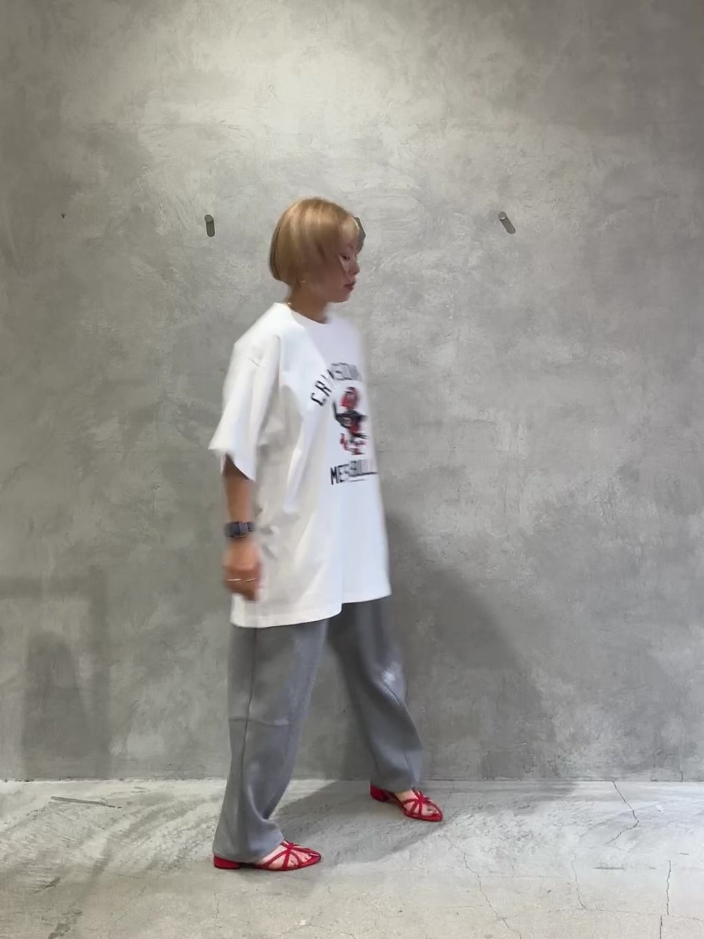 受付終了【予約販売】men'sサイズ／CRIMSON.UN Tシャツ／ING
