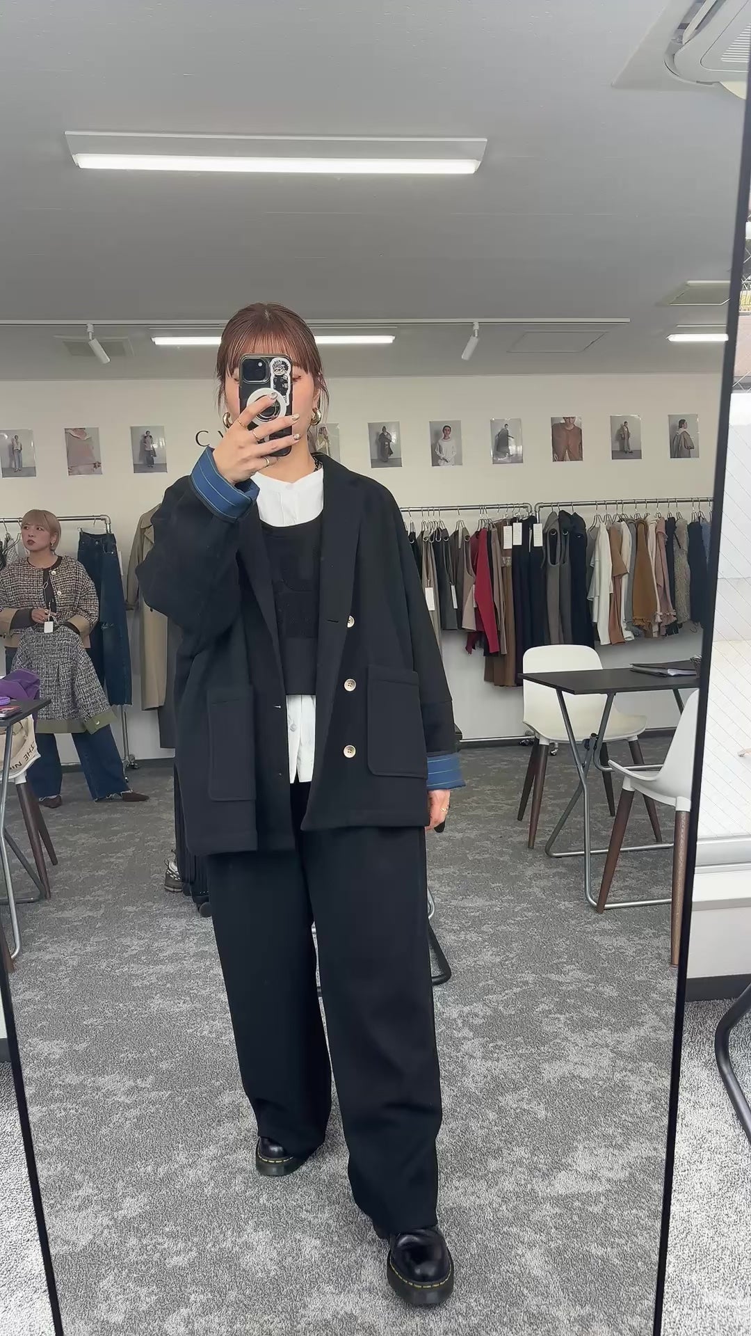 【予約⚡︎販売】マイクロフリースWジャケット／604513／CYAN tokyo／2026 AW#1