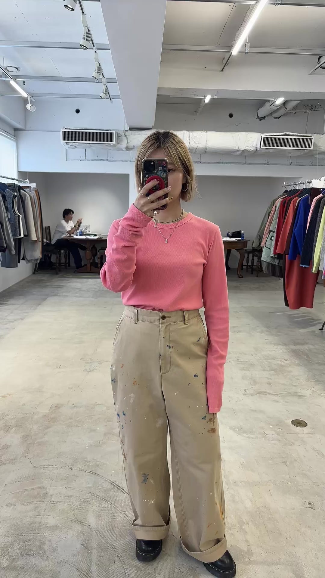 【予約⚡︎販売】ペイントチノパンツ／8653501／LE MÉLANGE／2026 AW #2
