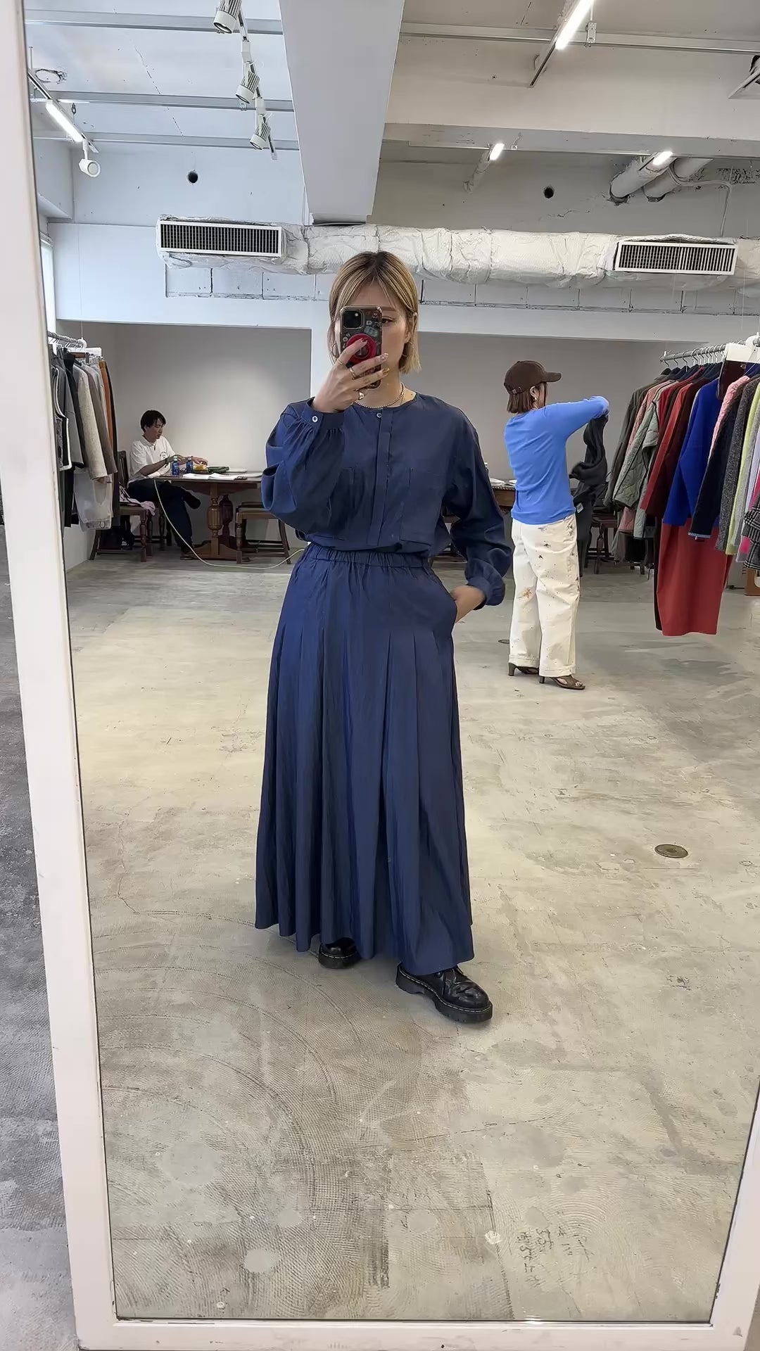 【予約⚡︎販売】タックフレアスカート／8653302／LE MÉLANGE／2026 AW #2