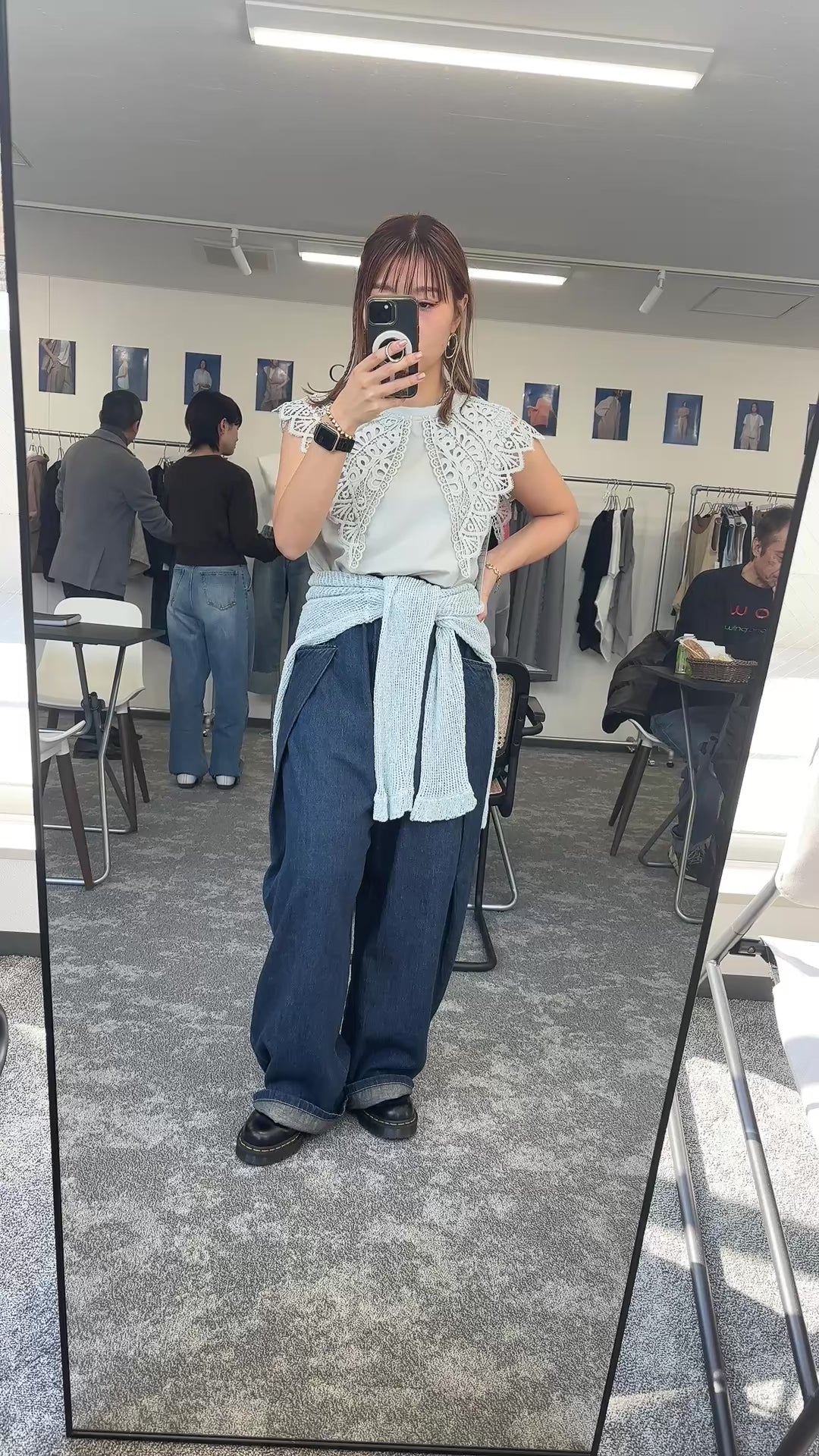 【予約販売】ネップメッシュニットTOPS／601461／CYAN tokyo／2026 SS#2