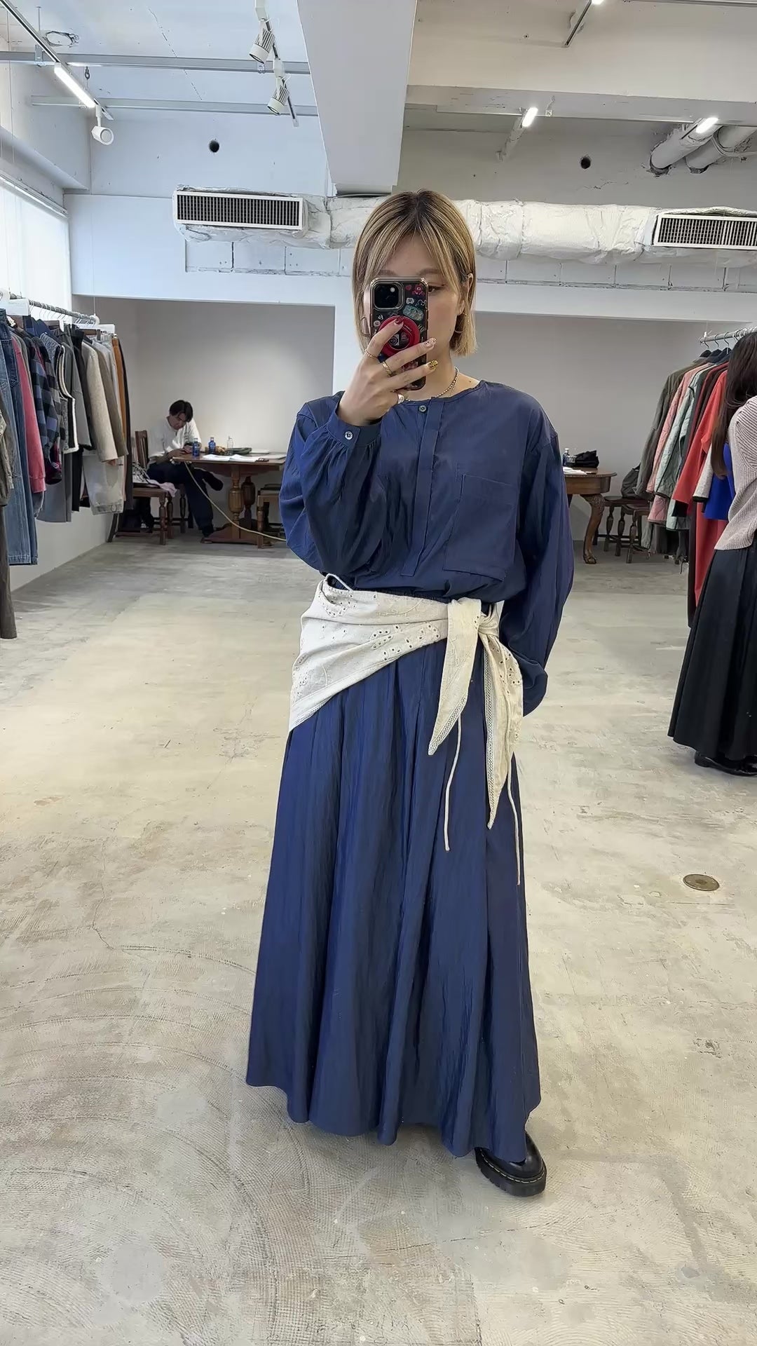 【予約⚡︎販売】タックフレアスカート／8653302／LE MÉLANGE／2026 AW #2