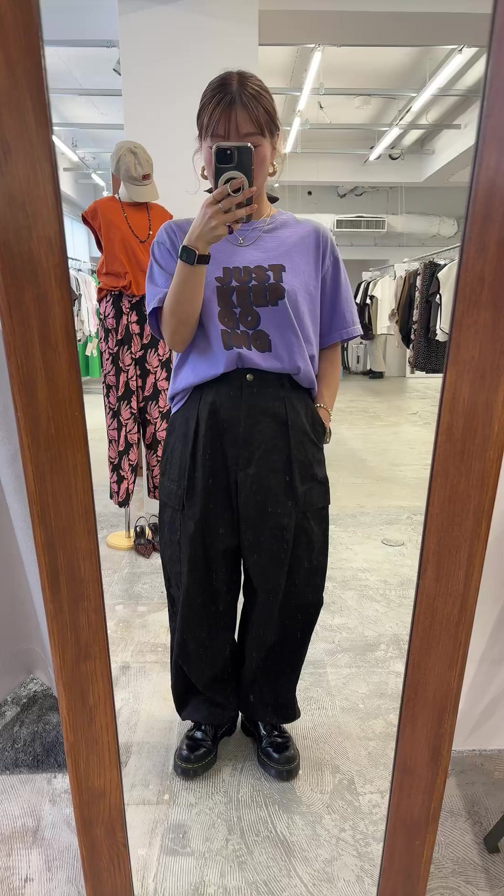 受付終了【予約販売】ピグメント加工Tシャツ／8621005／LE MÉLANGE／2026 SS#2