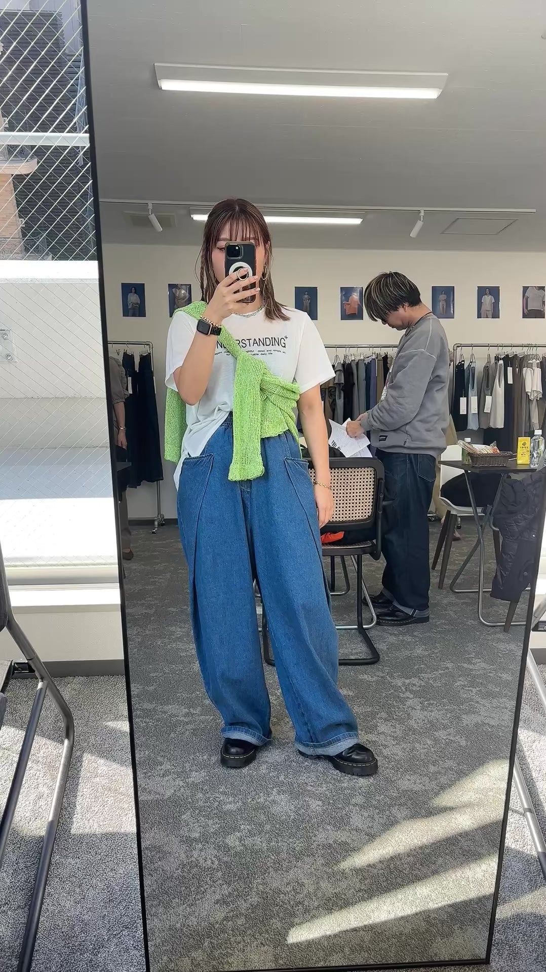 【予約販売】オーバータックリネンデニムワイド／601464／CYAN tokyo／2026 SS#2