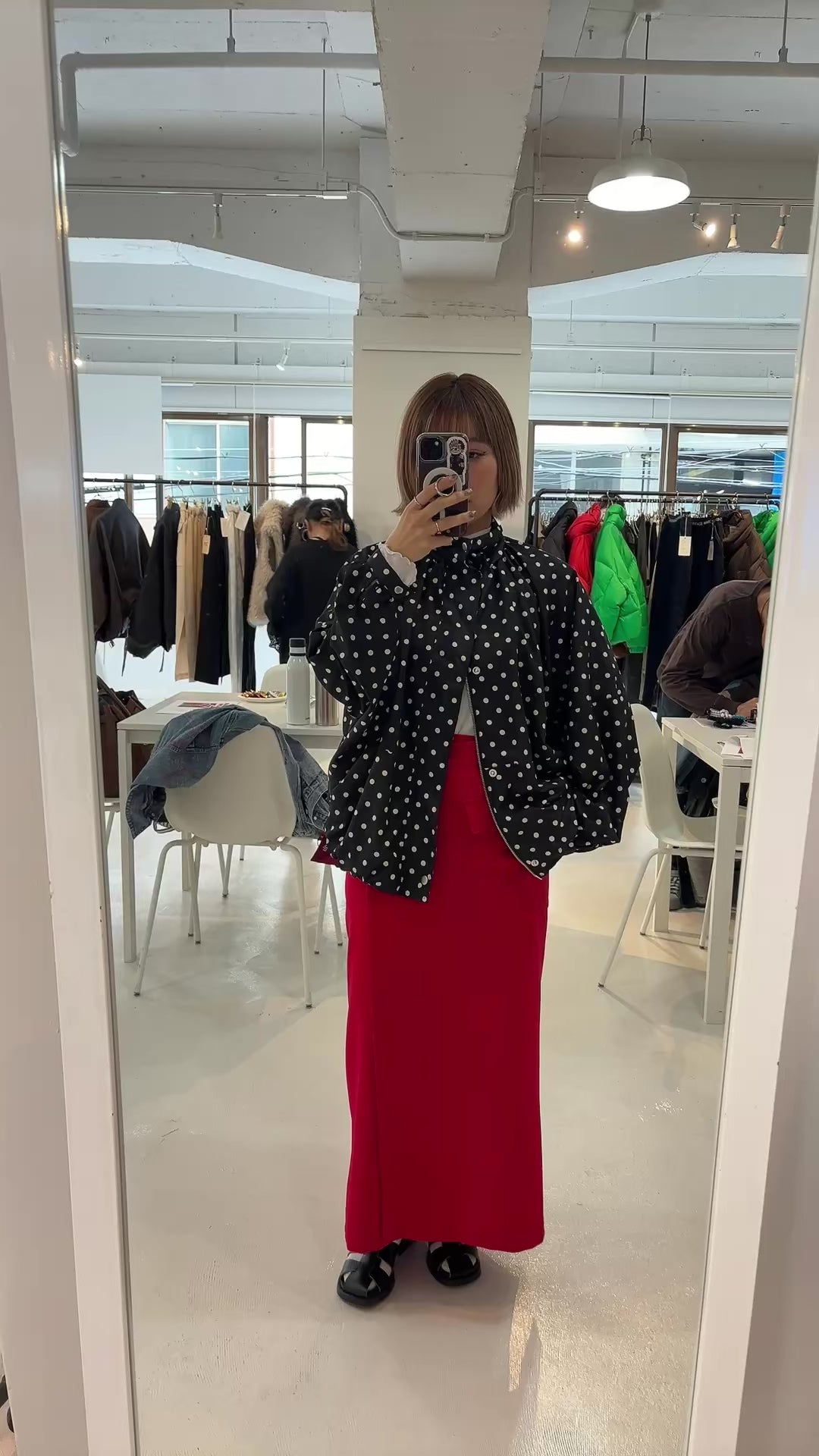 【予約⚡︎販売】ドットブルゾン／MG JK-26096-A／MARGAUX VINTAGE／2026 AW＃1