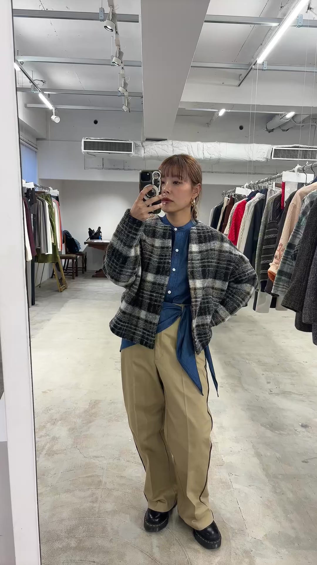 【予約⚡︎販売】ラインコットンツイルパンツ／#8643503／LE MÉLANGE／2026 AW #1