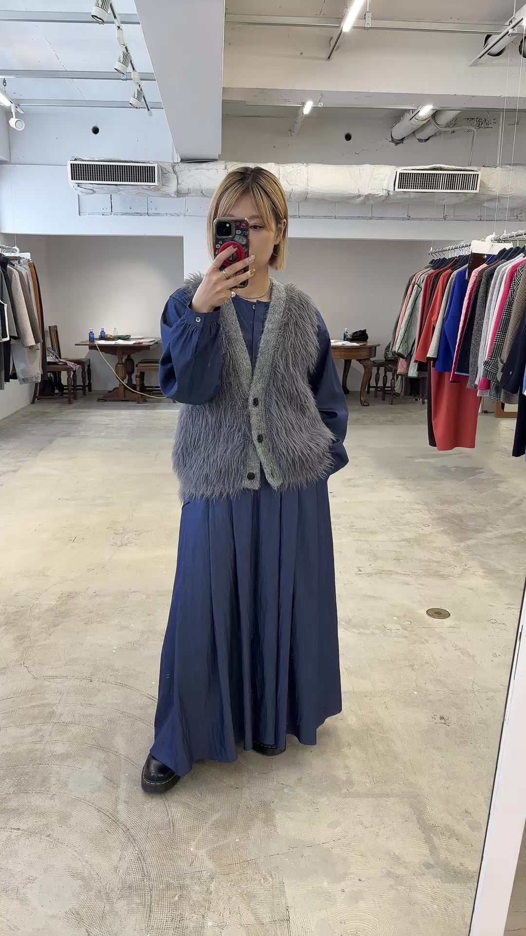 【予約⚡︎販売】タックフレアスカート／8653302／LE MÉLANGE／2026 AW #2