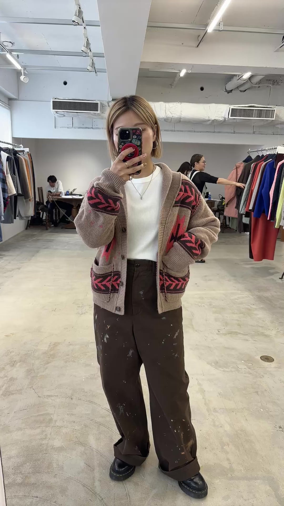 【予約⚡︎販売】カウチン風ショールカラーカーディガン／8652103／LE MÉLANGE／2026 AW #2