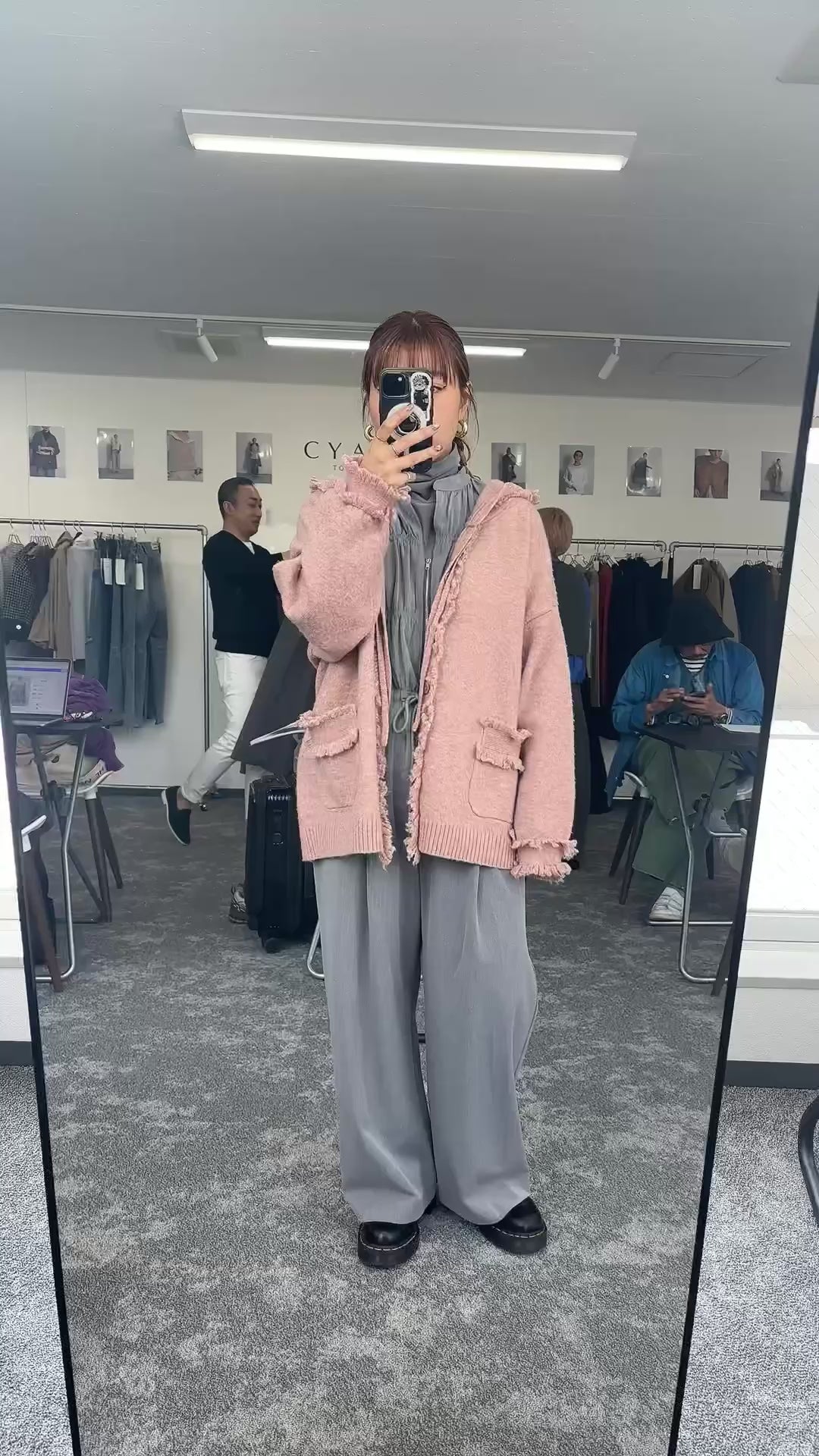 【予約⚡︎販売】ティアードスキッパーサロペット／604498／CYAN tokyo／2026 AW#1