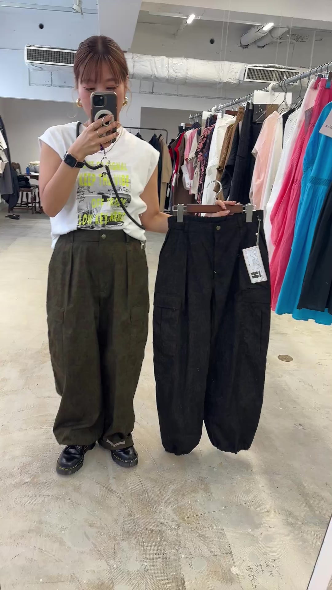 受付終了【予約販売】花柄プリントカーゴパンツ／8623505／LE MÉLANGE／2026 SS#2