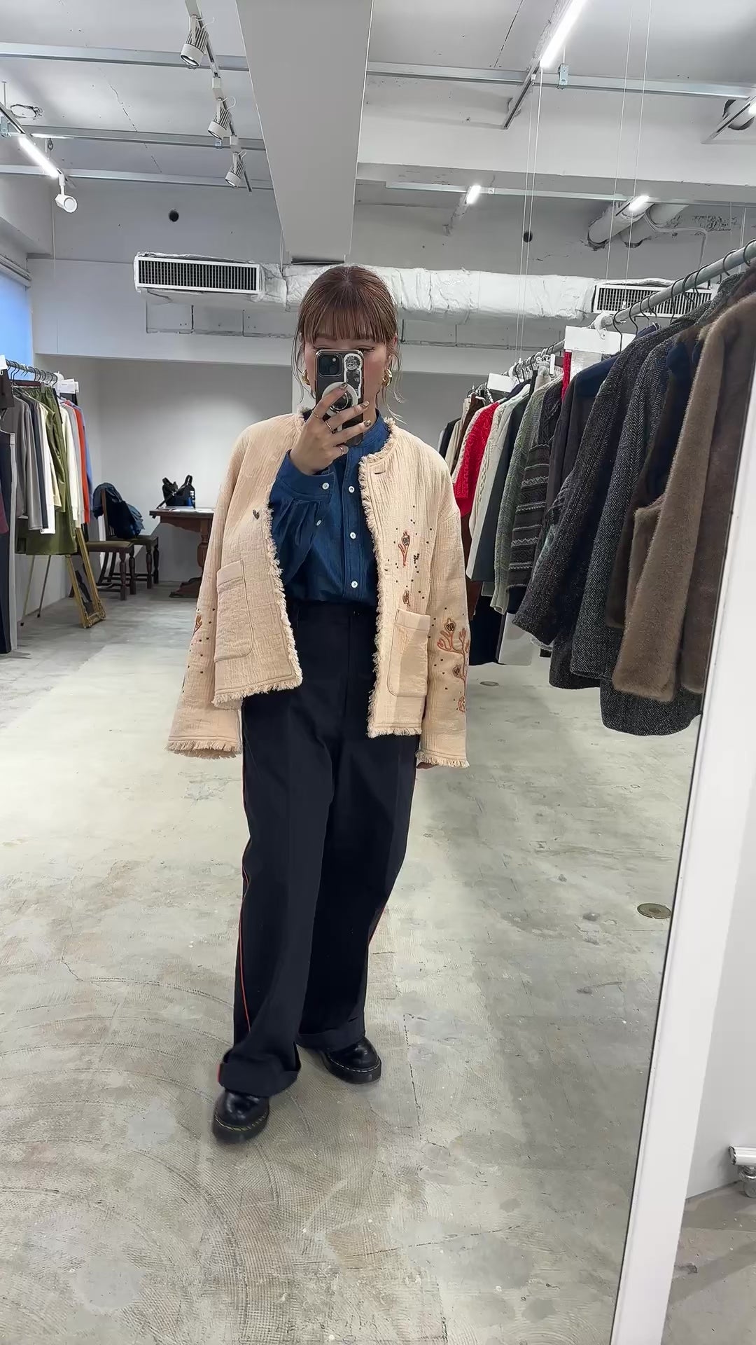 【予約⚡︎販売】刺繍クルーネックジャケット／#8643804／LE MÉLANGE／2026 AW #1