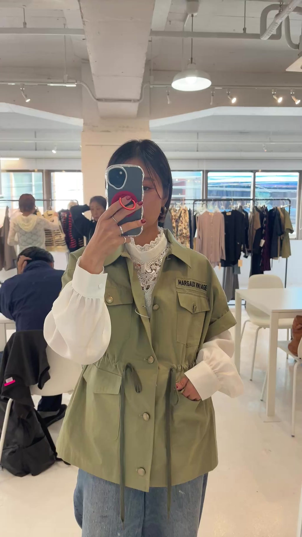【予約⚡︎販売】レースブラウス／MG BL - 27004 - S／MARGAUX VINTAGE／2027 PRE SPRING COLLECTION