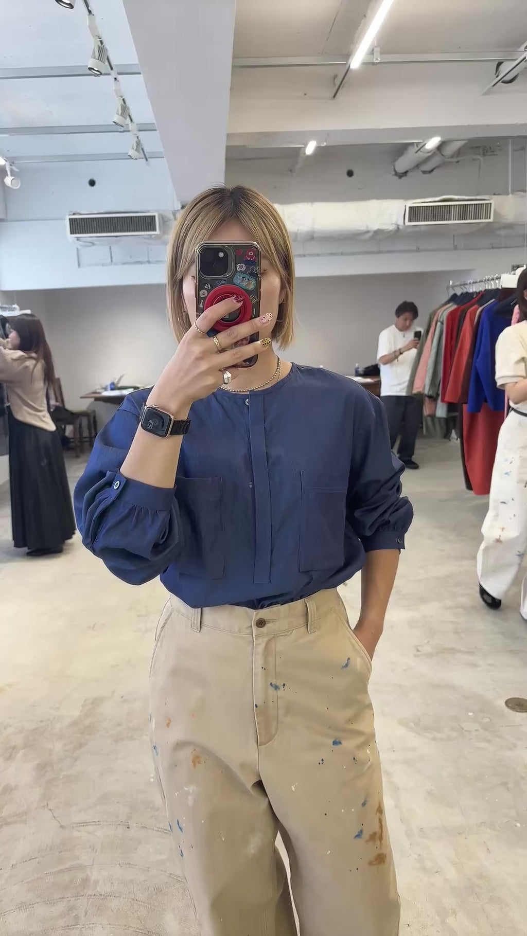 受付終了【予約⚡︎販売】ノーカラープルオーバーシャツ／8653203／LE MÉLANGE／2026 AW #2