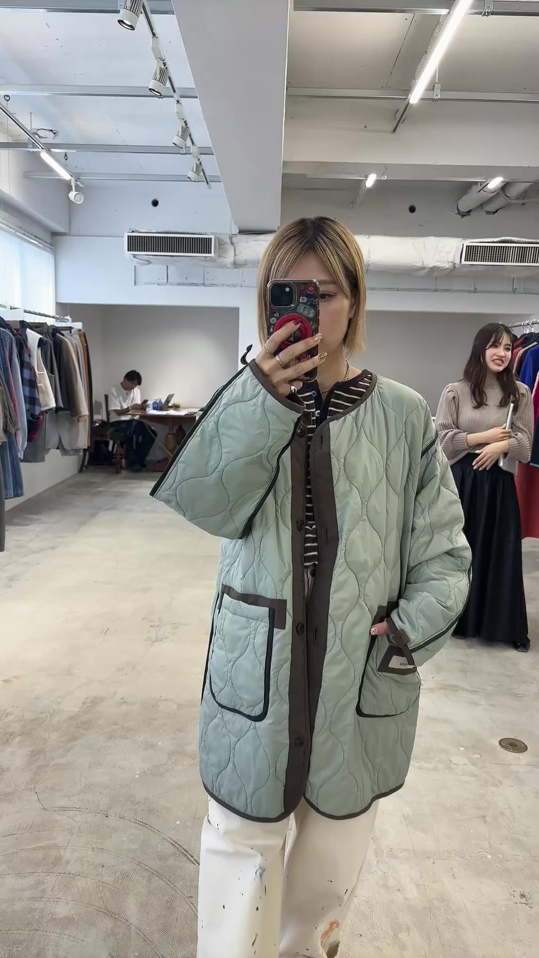 【予約⚡︎販売】リバーシブルキルティングライナー／8653902／LE MÉLANGE／2026 AW #2