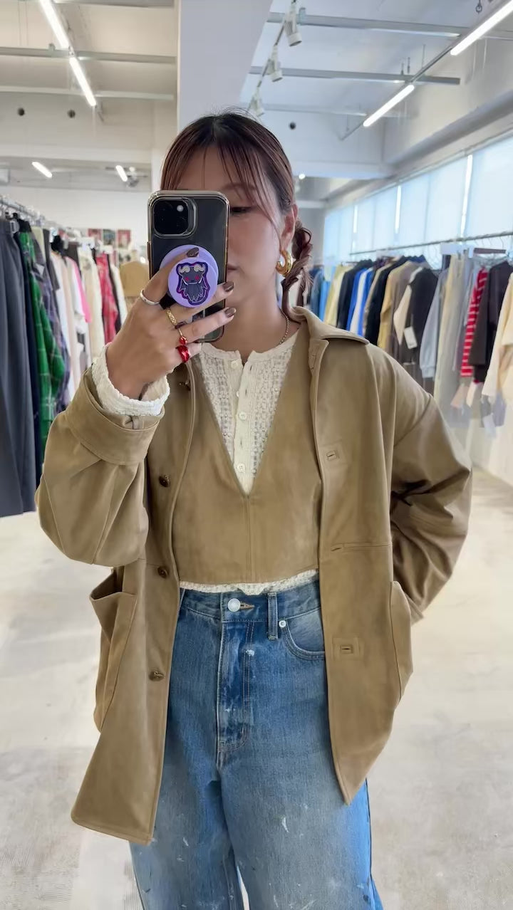 ブリーチペンキデニムパンツ／8613502／LE MÉLANGE