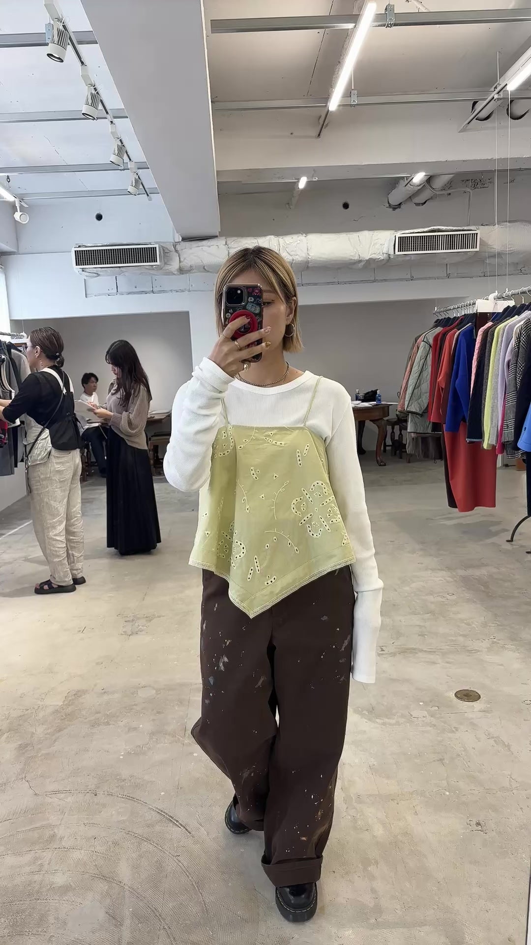 【予約⚡︎販売】カットワーク刺繍キャミソール／8663202／LE MÉLANGE／2026 AW #2