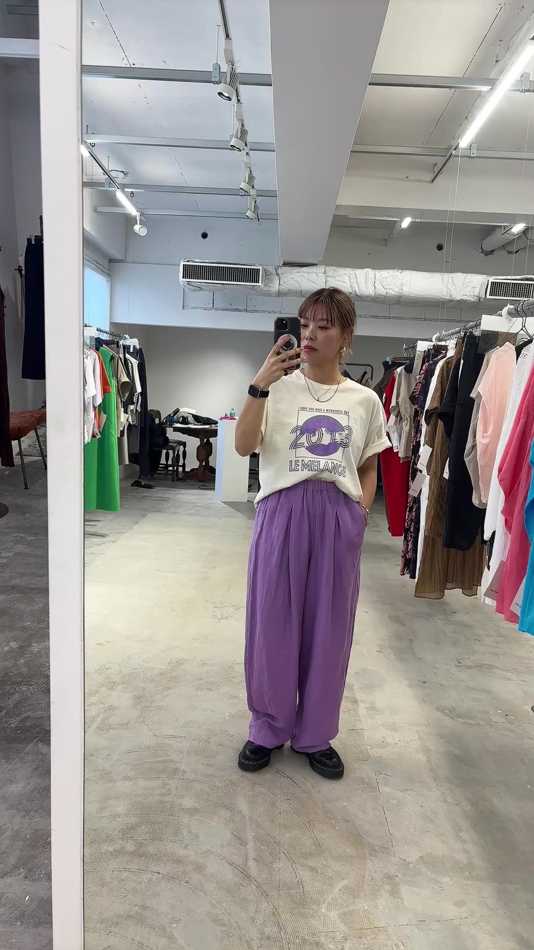 受付終了【予約販売】バレルシルエットパンツ／8623507／LE MÉLANGE／2026 SS#2