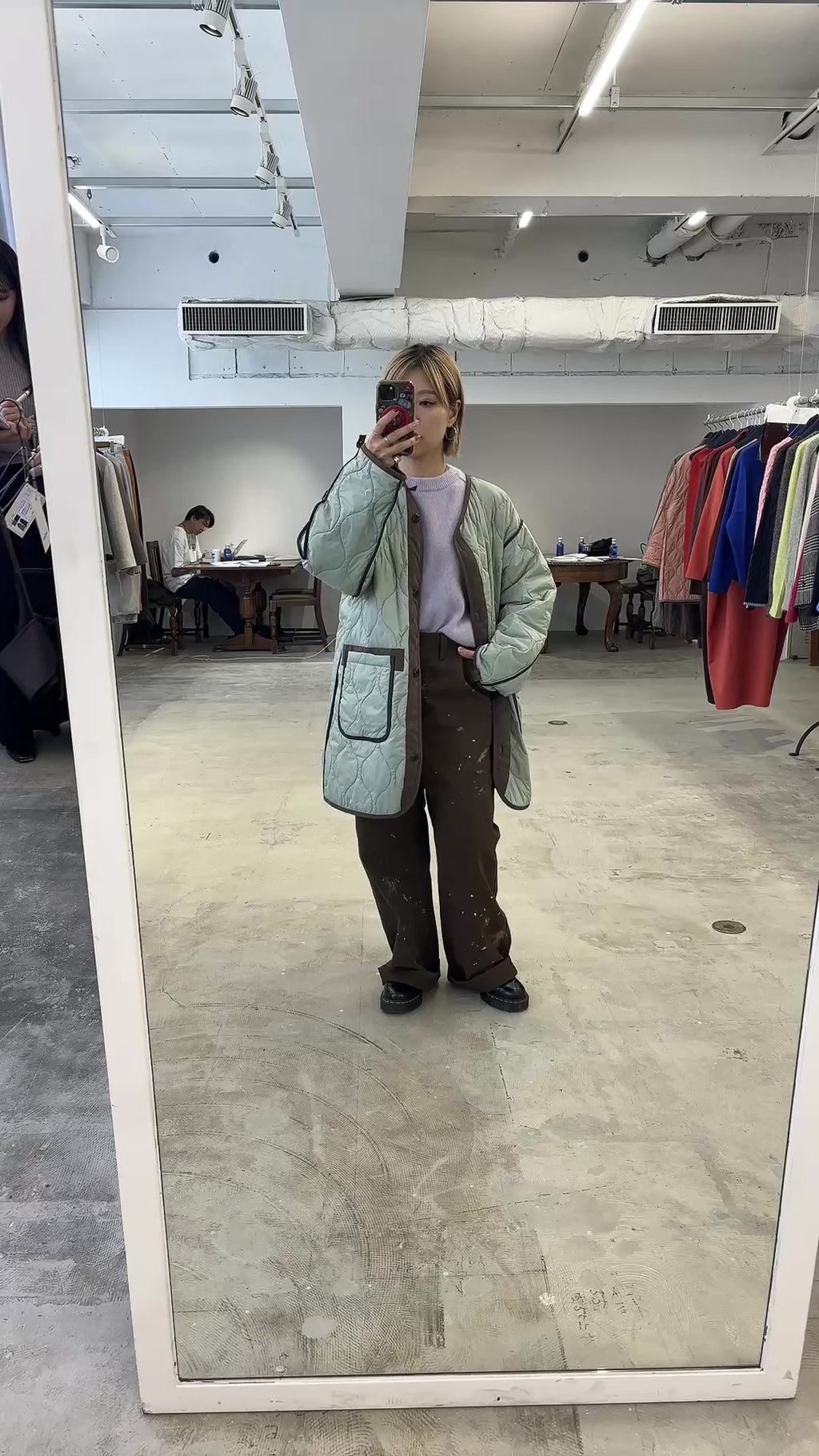 受付終了【予約⚡︎販売】リバーシブルキルティングライナー／8653902／LE MÉLANGE／2026 AW #2