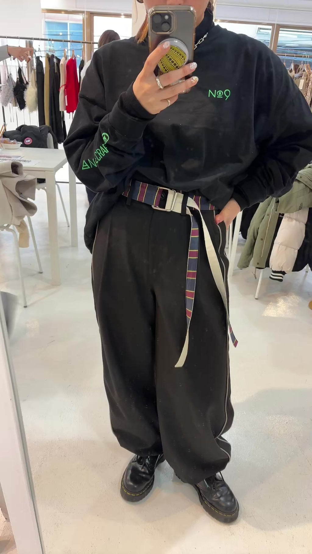 受付終了【予約販売】レジメンタル柄ベルト／AC-26067-S／MARGAUX VINTAGE／2026 SS#2