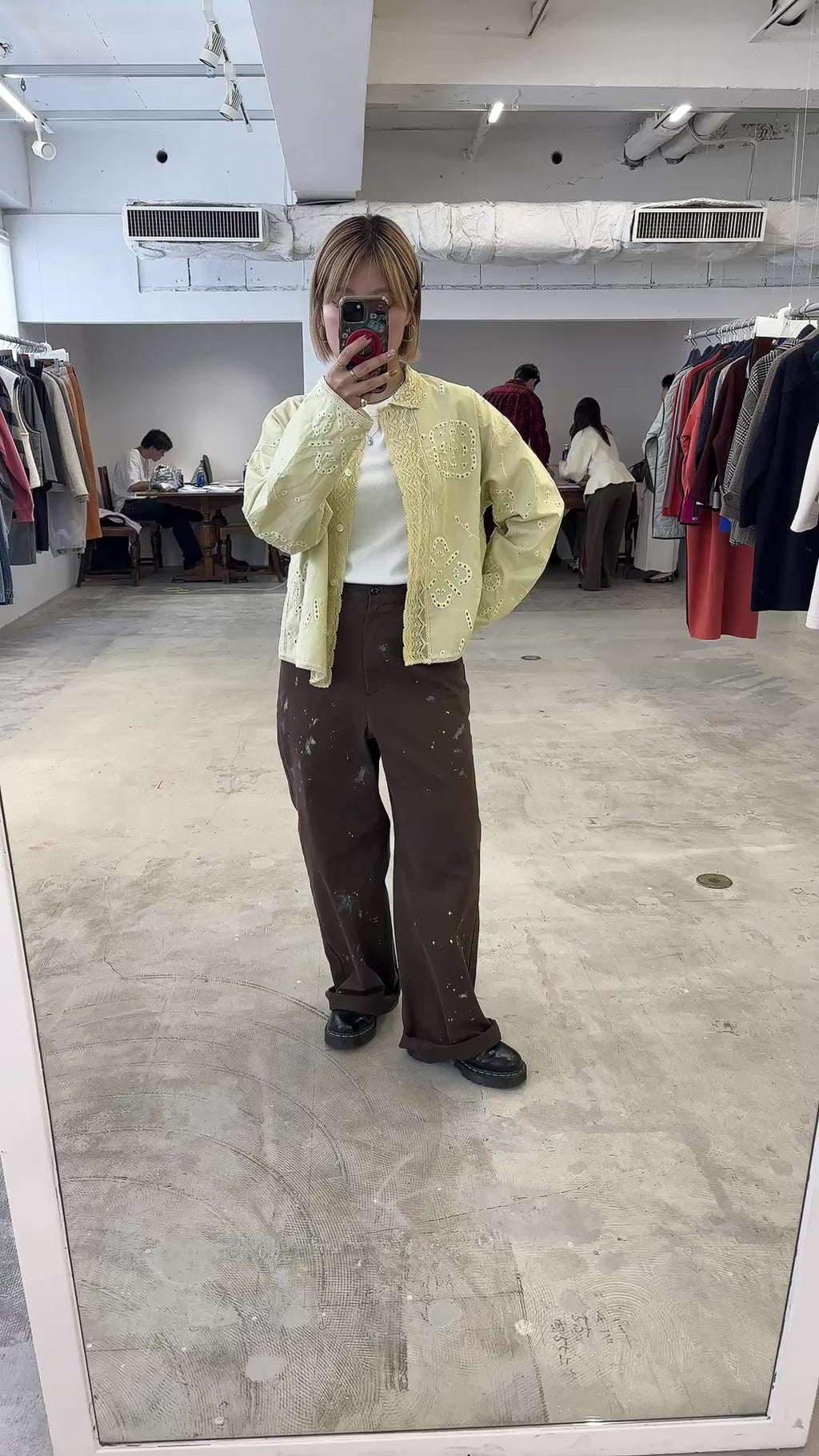 受付終了【予約⚡︎販売】カットワーク刺繍シャツ／8663201／LE MÉLANGE／2026 AW #2