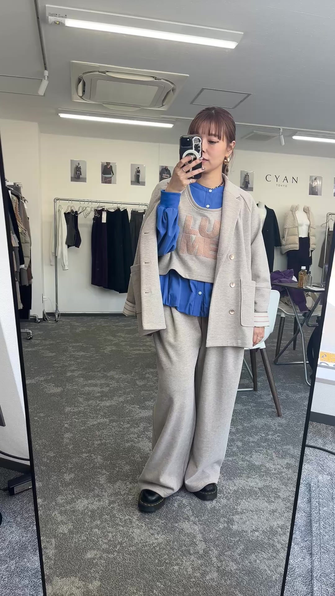 【予約⚡︎販売】サイドリブフリースベスト／604512／CYAN tokyo／2026 AW#1