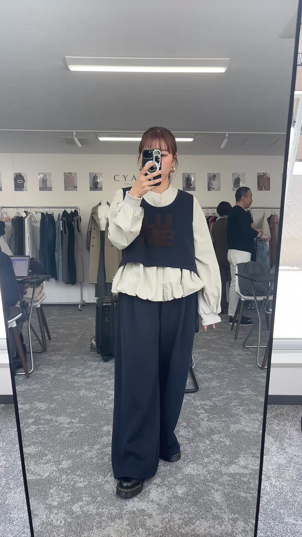 【予約⚡︎販売】スクエアポケットフリースワイドパンツ／604514／CYAN tokyo／2026 AW#1