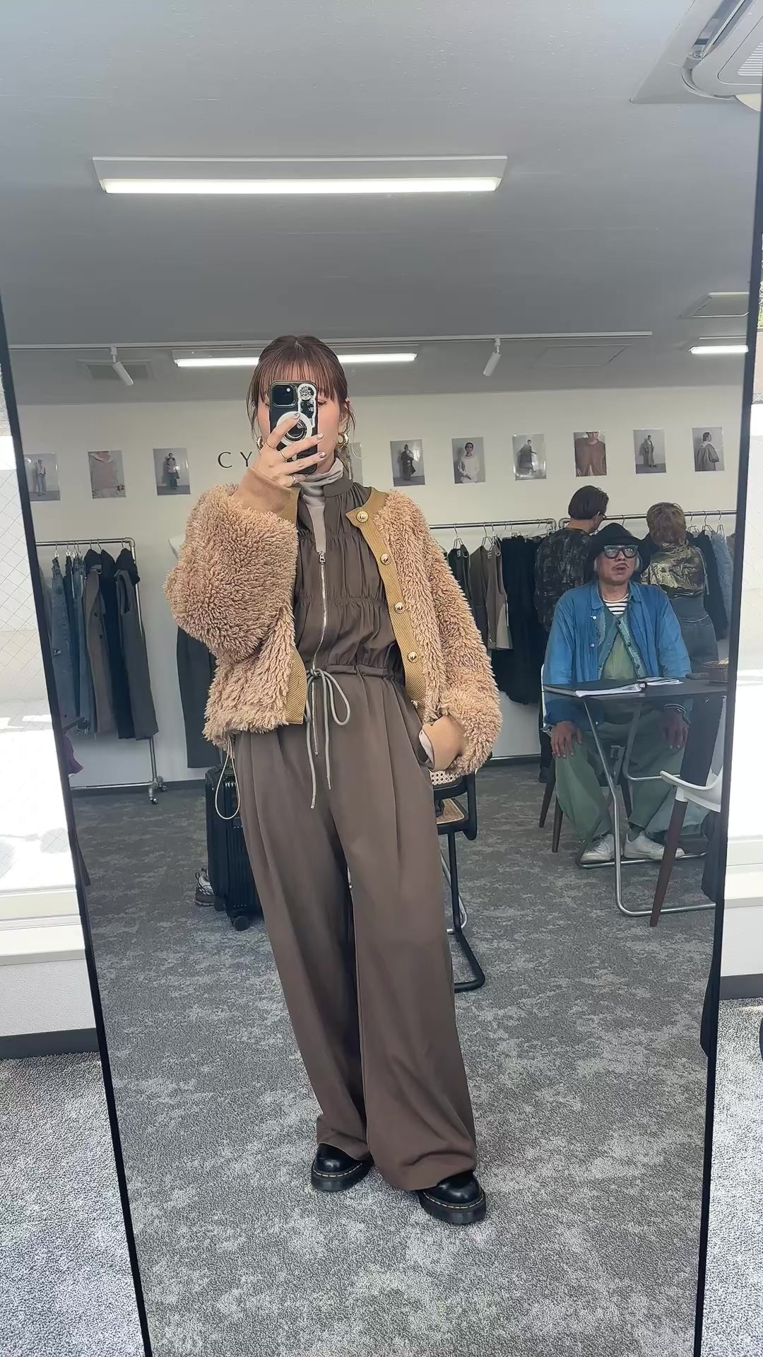 【予約⚡︎販売】ティアードスキッパーサロペット／604498／CYAN tokyo／2026 AW#1