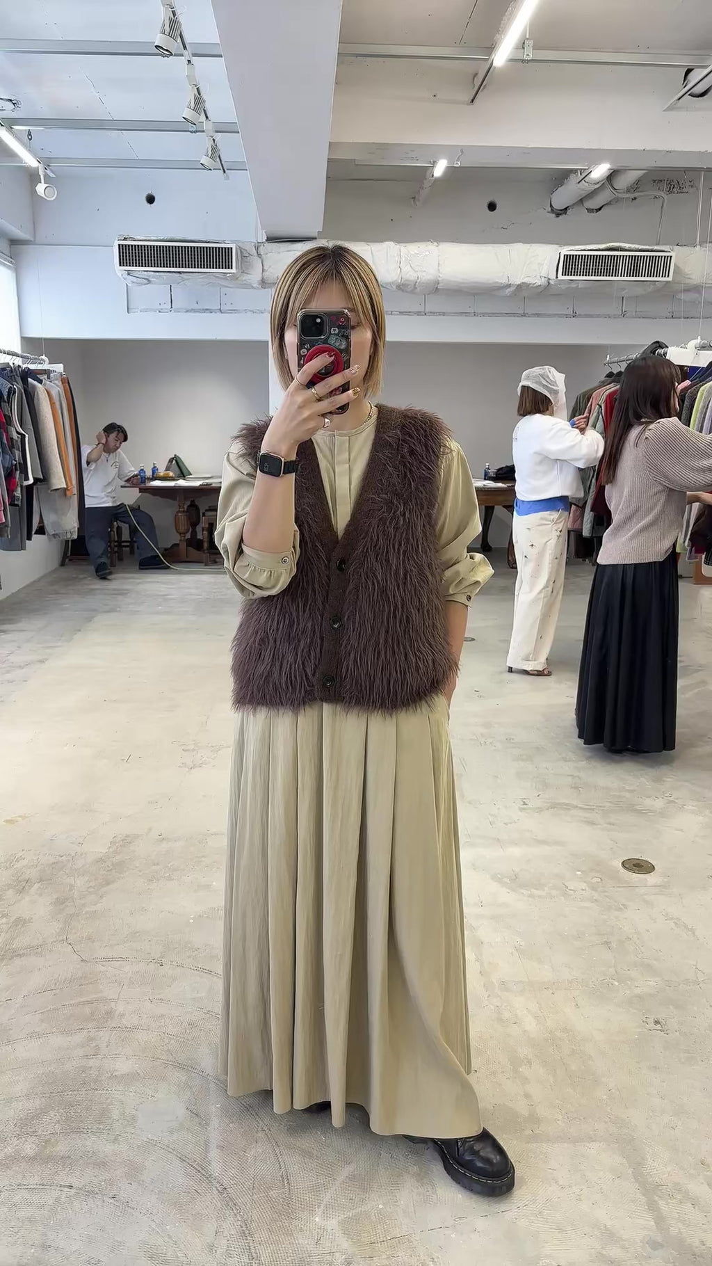受付終了【予約⚡︎販売】タックフレアスカート／8653302／LE MÉLANGE／2026 AW #2