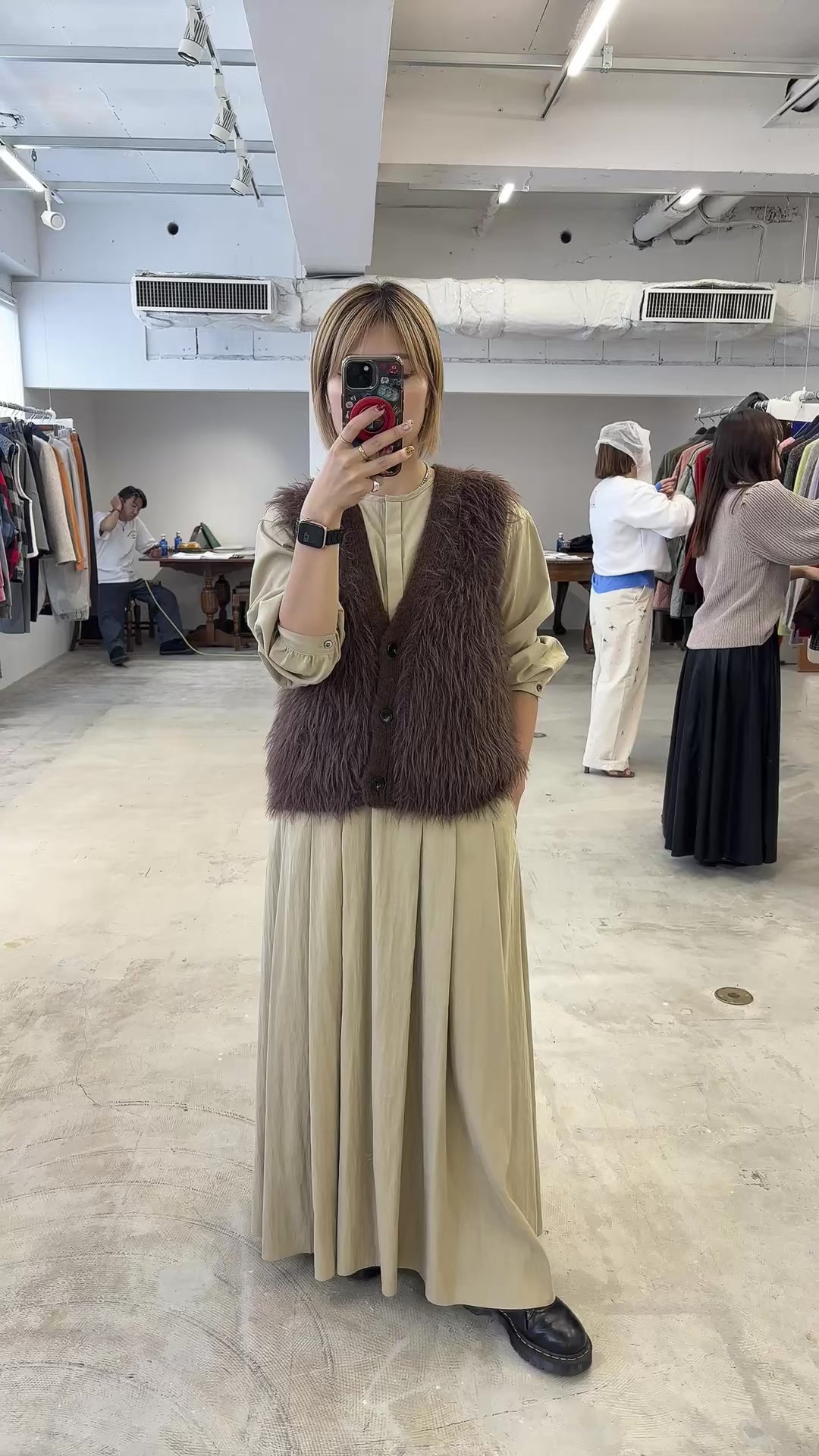 【予約⚡︎販売】タックフレアスカート／8653302／LE MÉLANGE／2026 AW #2