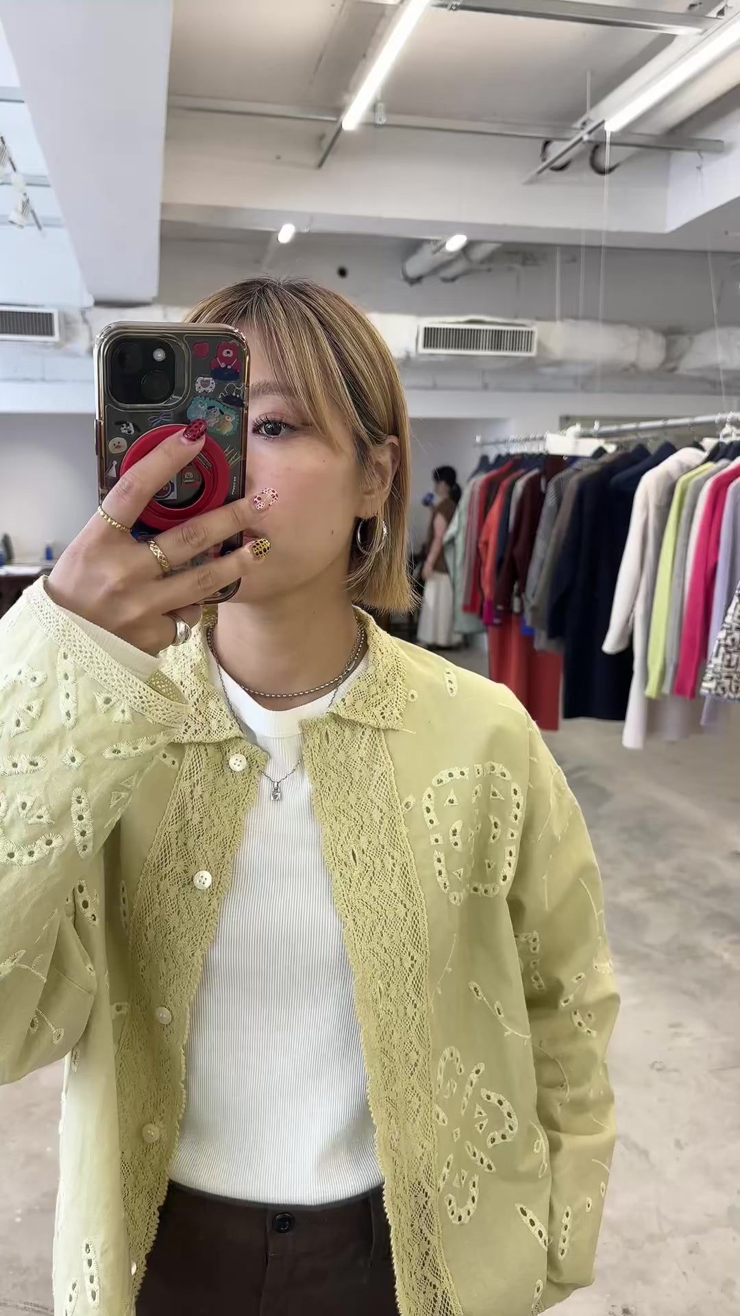 【予約⚡︎販売】カットワーク刺繍シャツ／8663201／LE MÉLANGE／2026 AW #2
